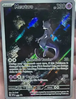 Pokemon TCG 2023 Sv: Scarlet & Violet Promo Mewtwo 052 Holo Basic Psychic 130HP - Image 1