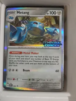 Pokemon TCG Metang 090 Temporal Forces Promo 2024 - Image 1