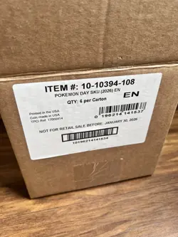Pokemon Day 2026 Collection opened CASE (6 units) Pikachu TCG promo sealed - Image 3