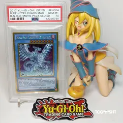 🔥L👀K🔥💎PSA10💎2017 Yu-Gi-Oh! MVP1-ENG04 Blue Eyes Chaos Max Dragon🔥1ST ED!🔥 - Image 1