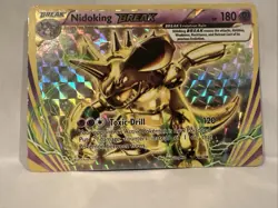 Pokemon TCG Nidoking Evolutions Holo Rare Card 46/108 Break - Image 1