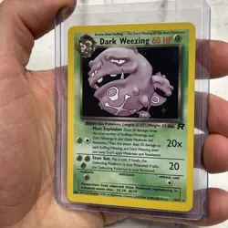 Dark Weezing 14/82 Holo Rare Team Rocket Unlimited WOTC Pokemon Card LP+ TCG Vtg - Image 2