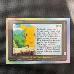 EP17 Island of the Giant Pokemon Pokemon Topps Series 2 Card - Image 2