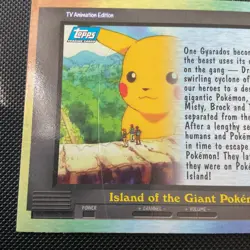 EP17 Island of the Giant Pokemon Pokemon Topps Series 2 Card - Image 3