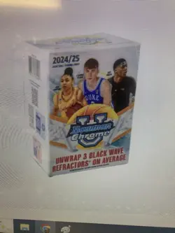 2024-25 Bowman University Chrome Basketball Trading Cards Blaster / Value Box - Image 4