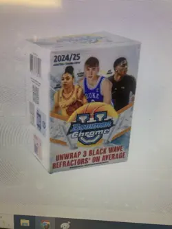 2024-25 Bowman University Chrome Basketball Trading Cards Blaster / Value Box - Image 5