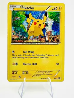 McDonald's Pokemon TCG Pikachu Holo Promo Card 006/015 - Image 1