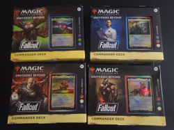 MTG Magic The Gathering Sealed Fallout Commander set of 4 - Image 1