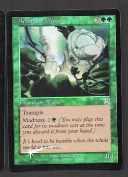 MtG Arrogant Wurm FOIL Wurm Arrogante FOIL (Torment) - Image 1