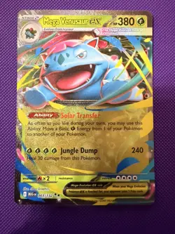 Mega Venusaur ex 003/132 - Mega Evolutions - Pokemon TCG - Double Rare - Image 1