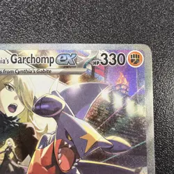 Pokemon TCG Cynthia's Garchomp EX 232/182 Sv10 Destined Rivals Holo SIR NM-lp JY - Image 3