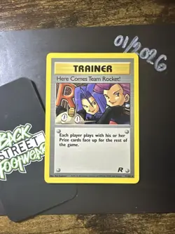 Here Comes Team Rocket! 71/82 Team Rocket Pokemon TCG WOTC Vintage 2000 Rare, NM - Image 3