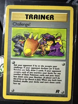 Challenge 74/82, Team Rocket Set Pokemon TCG WOTC, Vintage 2000, Uncommon, LP/MP - Image 1