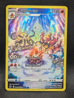 Magmortar GG03/GG70 Crown Zenith: Galarian Gallery Holo Ultra Rare Pokemon TCG - Image 1
