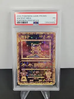 Ancient Mew Pokemon 2000 Movie 2000 Pokemon Game Promo PSA 1 - Image 1