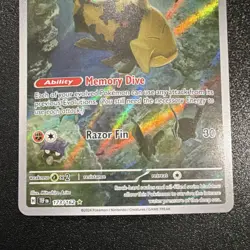 Pokemon TCG Relicanth 173/162 SV05 Temporal Forces Illustration Rare Holo 100HP - Image 4