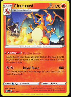 2025 McDonald’s Pokemon Dragon Discovery - M24EN - Charizard - 001/015 - Image 1