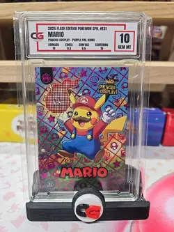 Pokemon Cosplay Halloween Mario Pikachu - Image 1