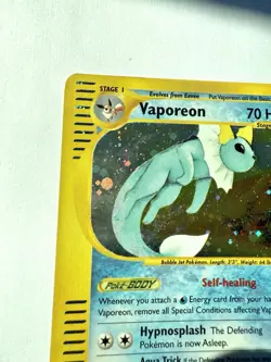 2003 Skyridge Vaporeon H31/H32 Holo SWIRL 🌀Pokemon TCG - Image 2
