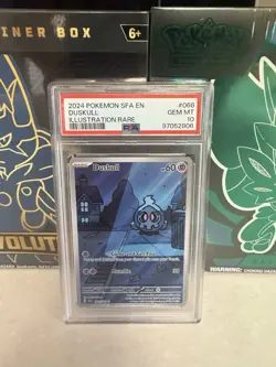 2024 Pokemon Shrouded Fable #068/064 Duskull Illustration Rare PSA 10 GEM MINT - Image 1