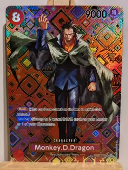 Monkey D Dragon Art Print High Quality Custom Card One Piece Card Game OP07-015 - Image 1