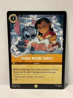 Disney’s Lorcana - Ohana Means Family 32/204 Winterspell Non-Foil - Image 1