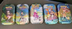 Pokemon Crown Zenith Mini Tin set of 5 NO CARDS - Image 1