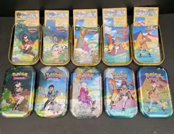 Pokemon Crown Zenith Mini Tin set of 5 NO CARDS - Image 2