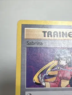 DAMAGED Sabrina 110/132 Regular/Non-Holo Gym Challenge AUTHENTIC Pokemon Card - Image 4