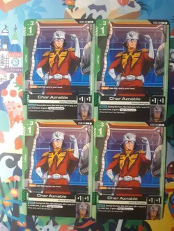 Gundam Card Game Char Aznable - ST03-011 - Playset - Near Mint - Image 1