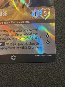 Disney Lorcana Minnie Mouse Musketeer Champion 206/204 Enchanted Foil Card - Image 5