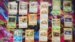 Pokemon TCG WotC Base Set/Jungle/Fossil/Team Rocket Lot 216 Cards M-HP - Image 2