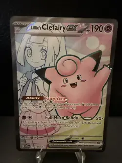 Lillie's Clefairy ex 195 Sv: Scarlet & Violet Promo Cards Holo - Image 1