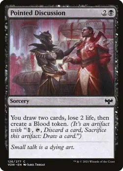 1x Pointed Discussion NM Eng MTG - Crimson Vow - Image 1