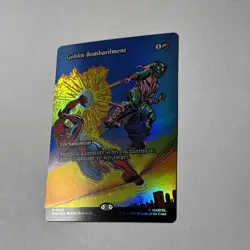Goblin Bombardment M Foil #23 MAR Marvel Universe MTG - Image 2