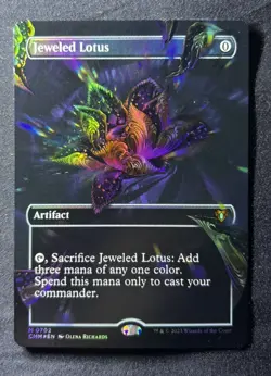 Jeweled Lotus (Borderless Foil) Commander Masters ships before Monday! - Image 1