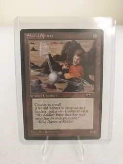 Vintage MTG Magic the Gathering Shield Sphere Alliances (#172) LP - Image 1