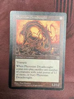 MTG PHYREXIAN DREADNOUGHT MIRAGE MODERATELY PLAYED - Image 1