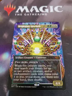 Mtg. Brightglass Gearhulk. Borderless. Aetherdrift. Pack Fresh - Image 1