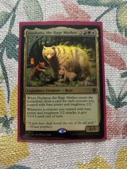 Custom MTG Deck: Duskana, The Rage Mother - Fully Sleeved - Image 1