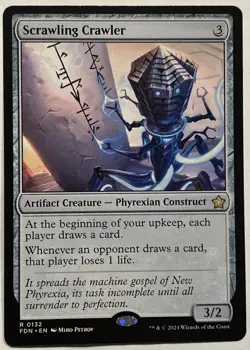 MTG Scrawling Crawler-Foundations NM-M - Image 1