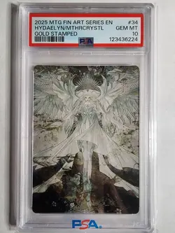 Hydaelyn, the Mothercrystal (Gold-Stamped) Art Series: Final Fantasy PSA 10 - Image 1