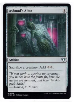 MTG Ashnod's Altar (368) - Commander Masters (CMM) Regular Magic Near Mint - Image 1