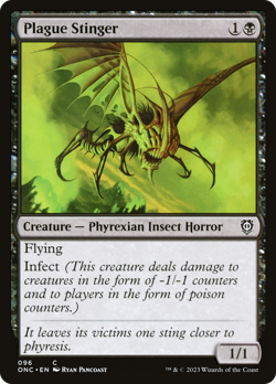Plague Stinger [Phyrexia: All Will Be One Commander] Magic MTG - Image 1