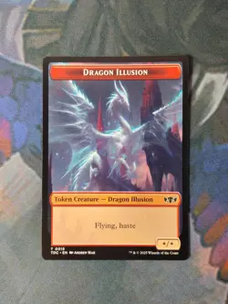 Manaform Hellkite w/ 2 Dragon Illusion Token| 7% Off 2+ | Dragonstorm | NM | MTG - Image 2