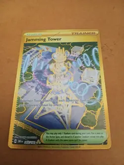 Pokemon TCG Jamming Tower 243/182 Hyper Rare Destined Rivals - Image 1