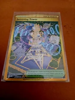 Pokemon TCG Jamming Tower 243/182 Hyper Rare Destined Rivals - Image 3