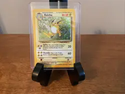 Pokemon TCG Raichu Base Set Holo - Image 1