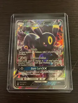 Pokemon TCG Umbreon GX Full Art Ultra Rare Holo Sun & Moon Base Set - Image 1