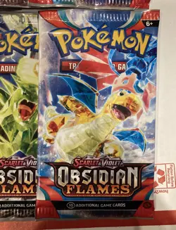 OBSIDIAN FLAMES 72 Pokemon TCG Booster Packs Lot Factory Sealed Free Shipping - Image 3